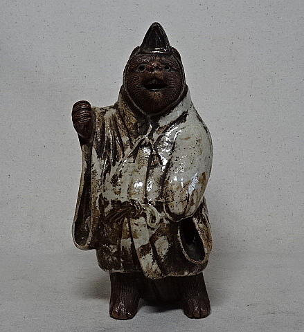 信楽焼 たぬき 縁起物 置物 | 狸 置物｜九谷焼コラボ 置物古代の通販