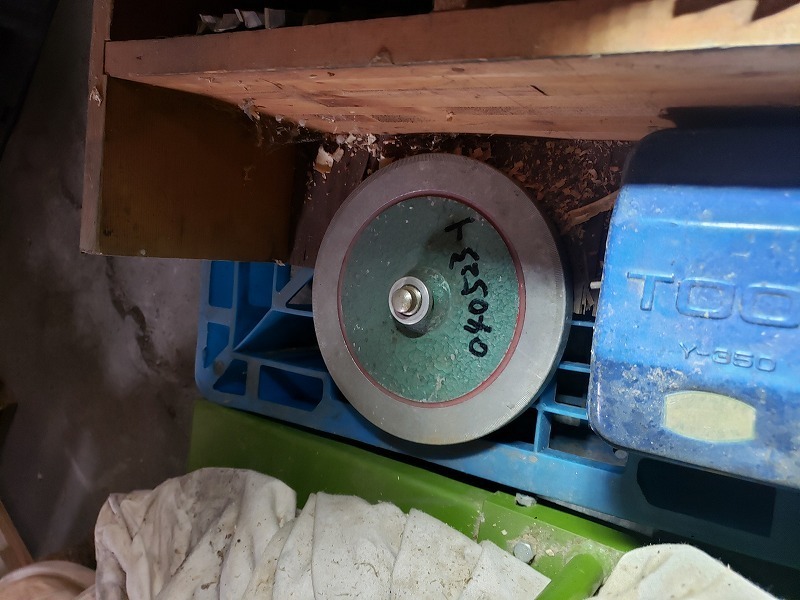 2A【棚040523-1】木工手押しカンナ 盤用 材料送り押え