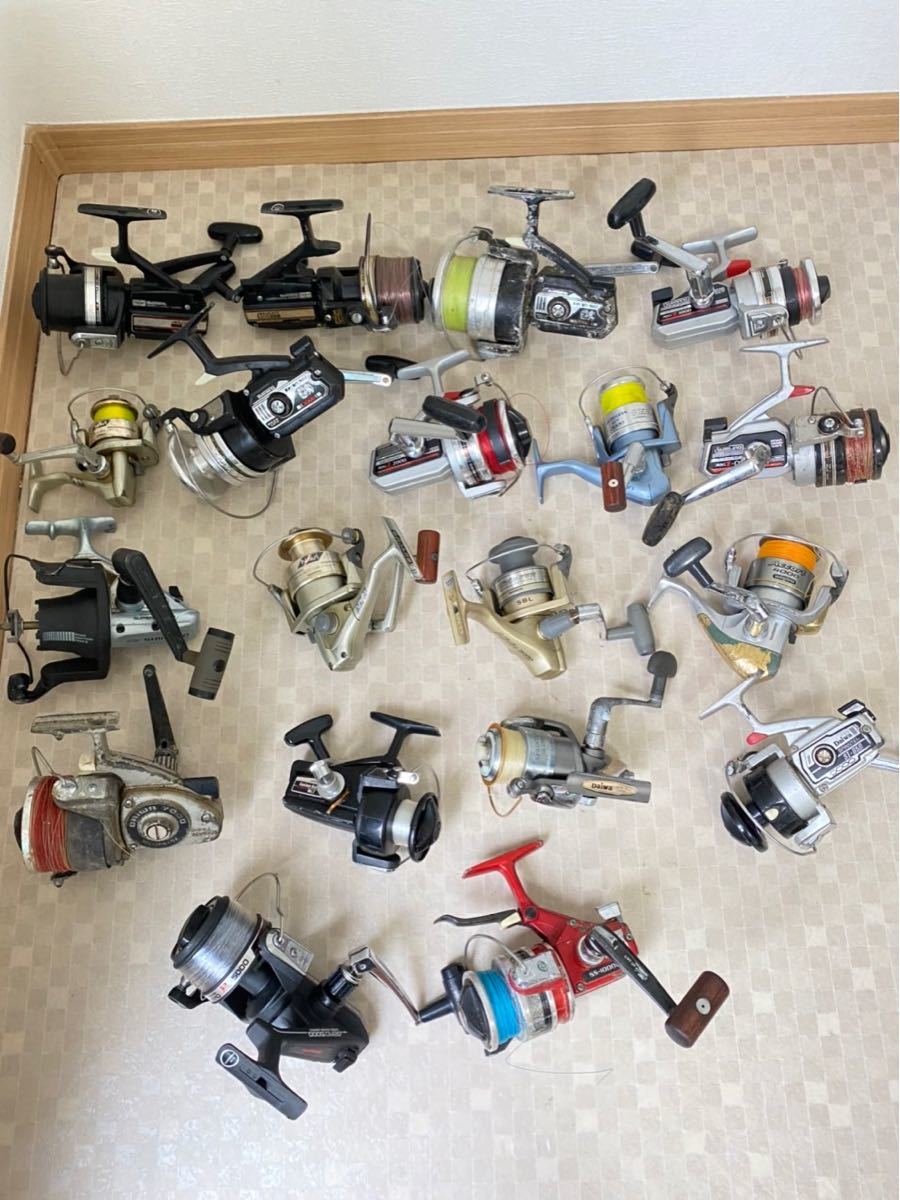 スピニングリール DAIWA SHIMANO 19コまとめて売る 釣り具 ジャンク