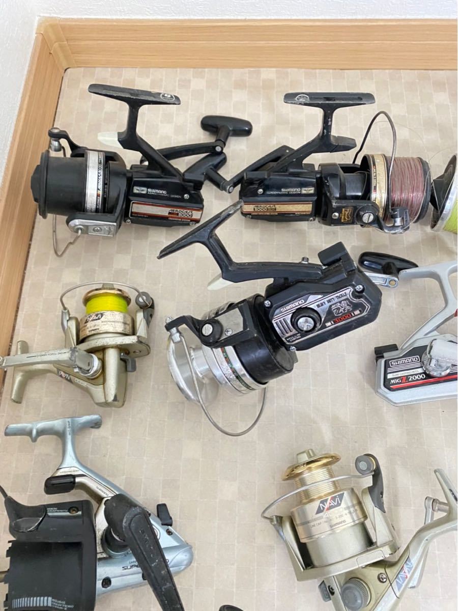 スピニングリール DAIWA SHIMANO 19コまとめて売る 釣り具 ジャンク