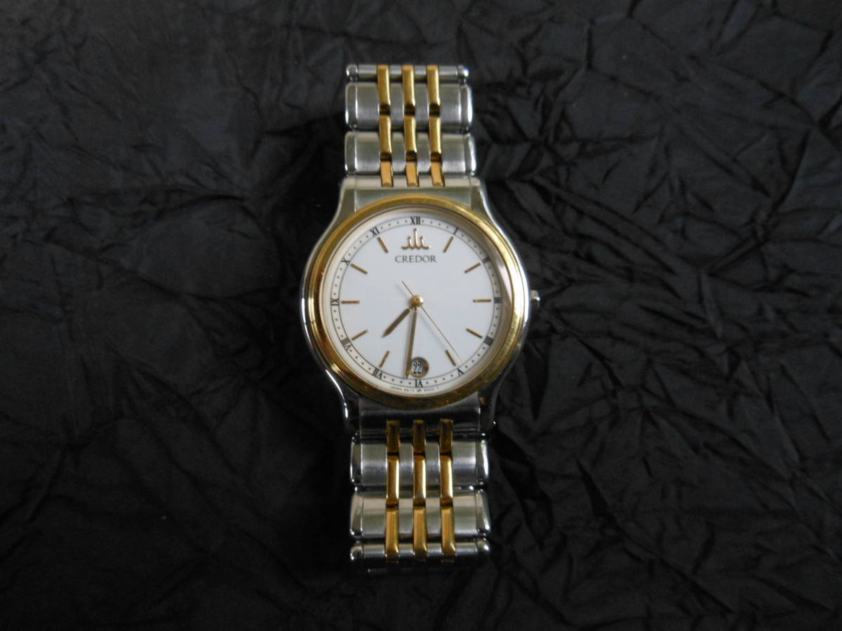 CREDOR クレドール SEIKO セイコー 9572-6000 18KT クオーツ メンズ 