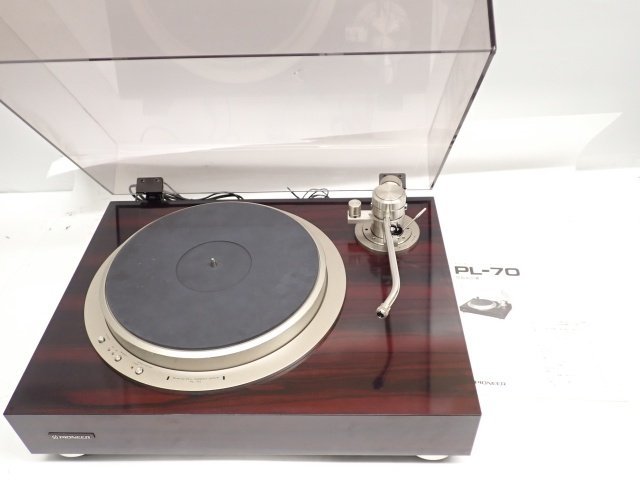 Pioneer パイオニア PL-70 レコードプレーヤー 説明書付 Pioneer パイオニア PL-70 レコードプレーヤー 説明書付