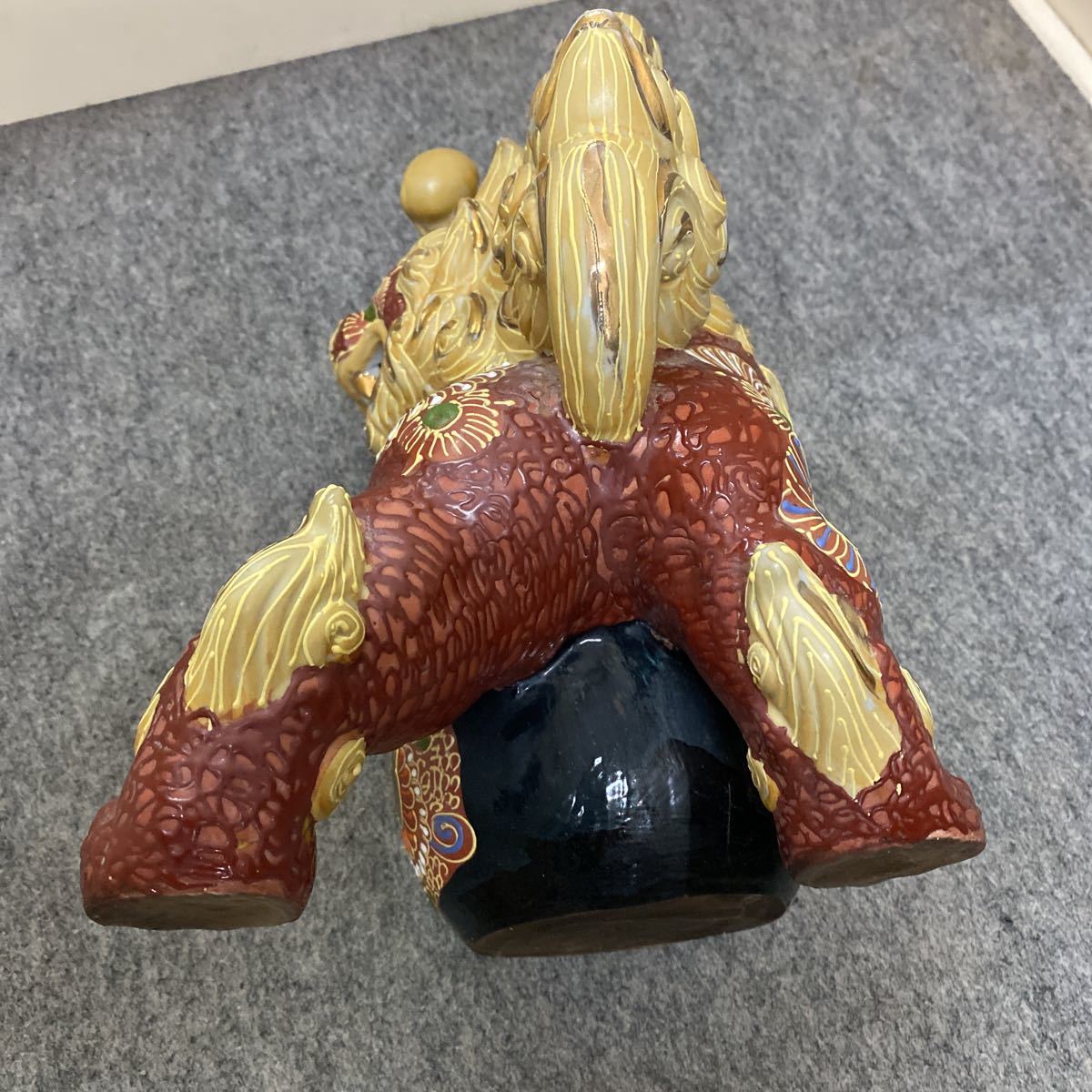 九谷焼 獅子 魔除け 置物 美品 九谷焼 獅子 【公式通販】