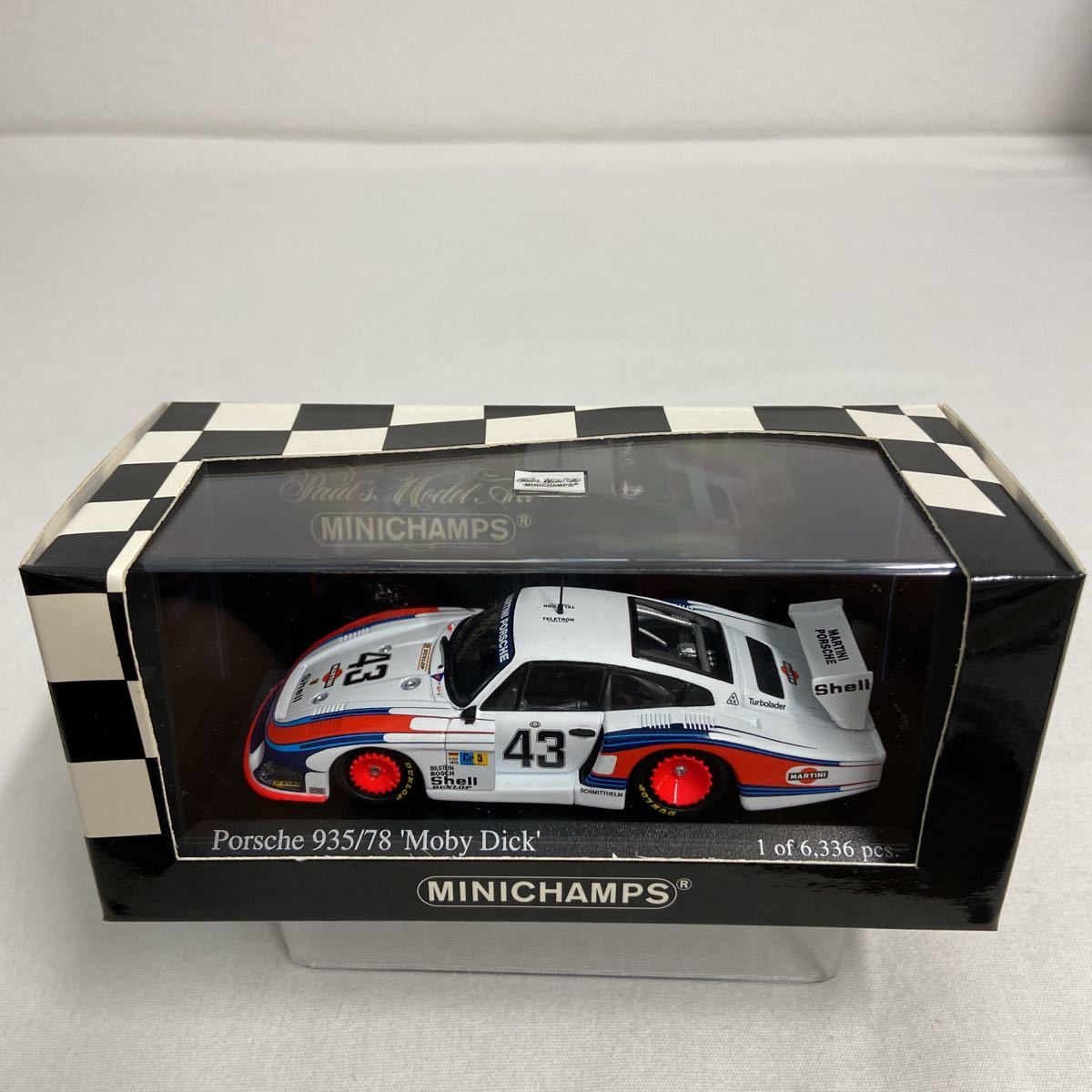 Porsche 935⁄78 0 1:43 Moby Dick Martini DRM Dick` `Moby 1⁄43