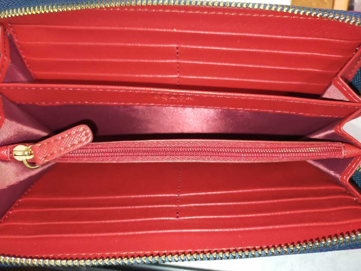 正規品 新品未使用 コーチ COACH 長財布 アウトレット品 デニム (男性 