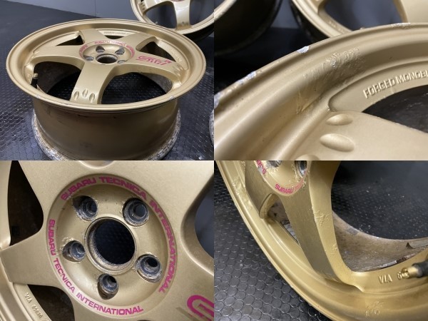 SUBARU STI RS-ZERO 純正OPホイール RAYS製 FORGED 17インチ 4本 7.5 