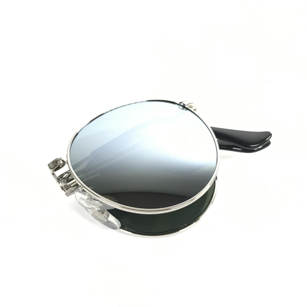 【レイバン】本物 Ray-Ban 折り畳み サングラス RB3532 ミラーレンズ シルバー色系 メンズ レディース イタリア製 ケース 箱有 送料520円 レイバン サングラス RB3532 rb3542 198&frasl;7Y ゴールド系