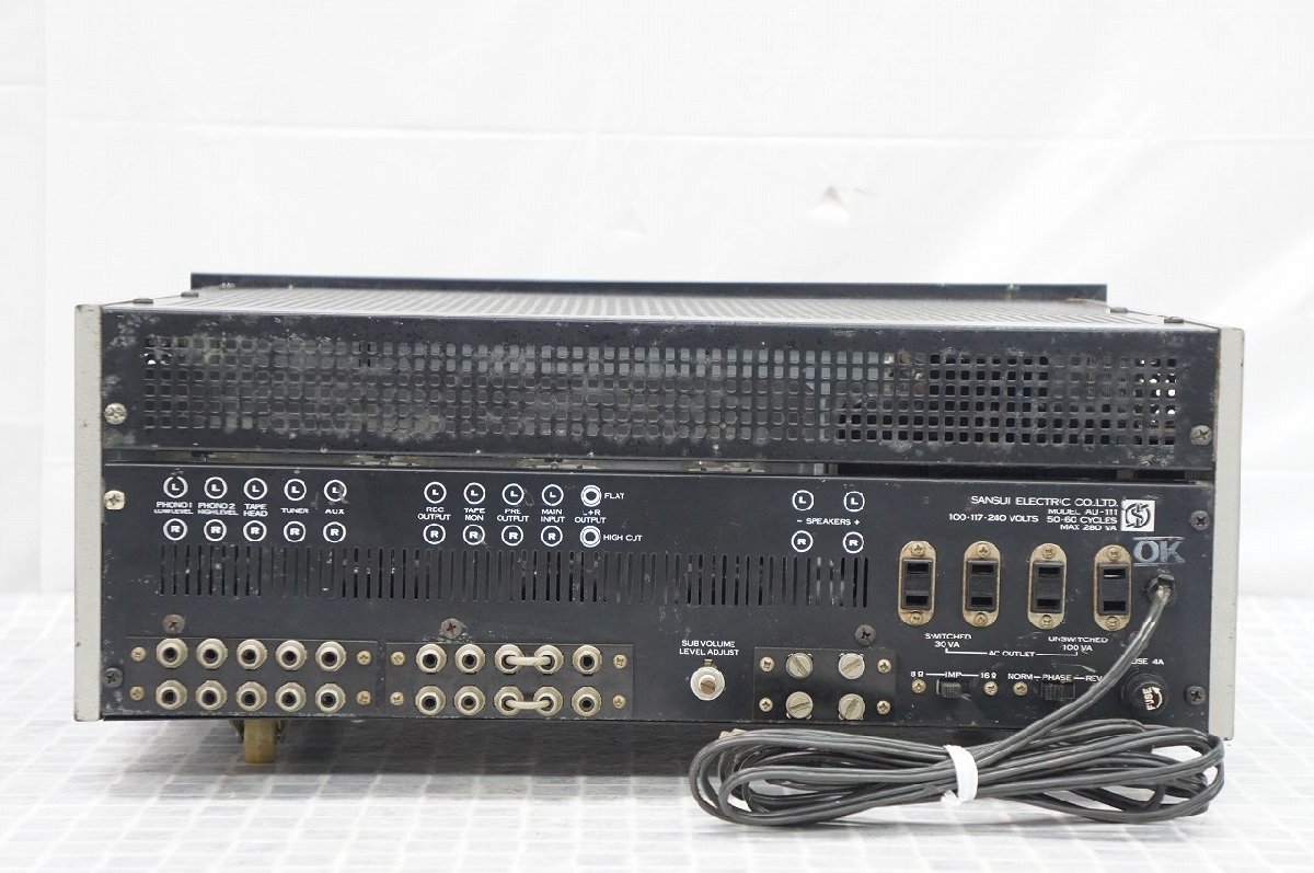 Sansui AU-111 Stereo Integrated Amplifier Manual | HiFi Engine