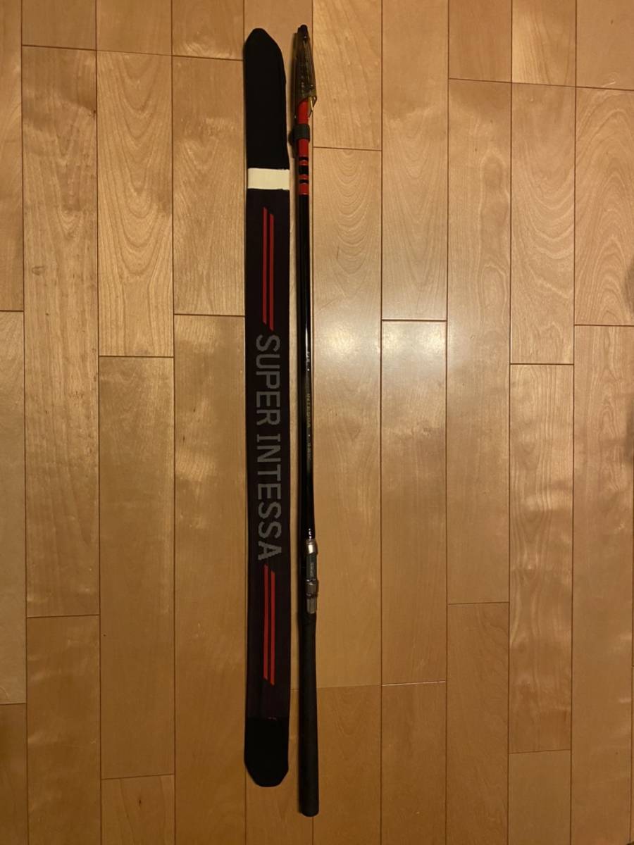 超美品】がま磯スーパーインテッサ1.5-5.0 穂先新品交換済 がま