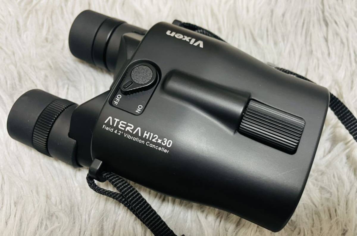 ☆ビクセン Vixen ATERA（アテラ） H12×30 [防振双眼鏡 12倍 ブラック 