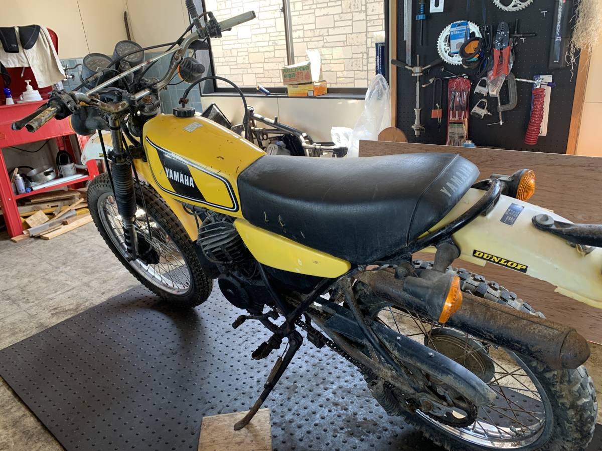 ヤマハ DT125 レストアベース 部品取り 2NO ヤマハ YAMAHA DT125 2NO