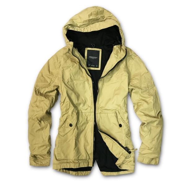 大きいサイズ　ショートモッズコート　ブルゾンパーカ　ＸＸＬ　ベイジ系カーキ　米国ＳＰＲＩＮＧＦＩＥＬＤ★OUTLET未使用格安！