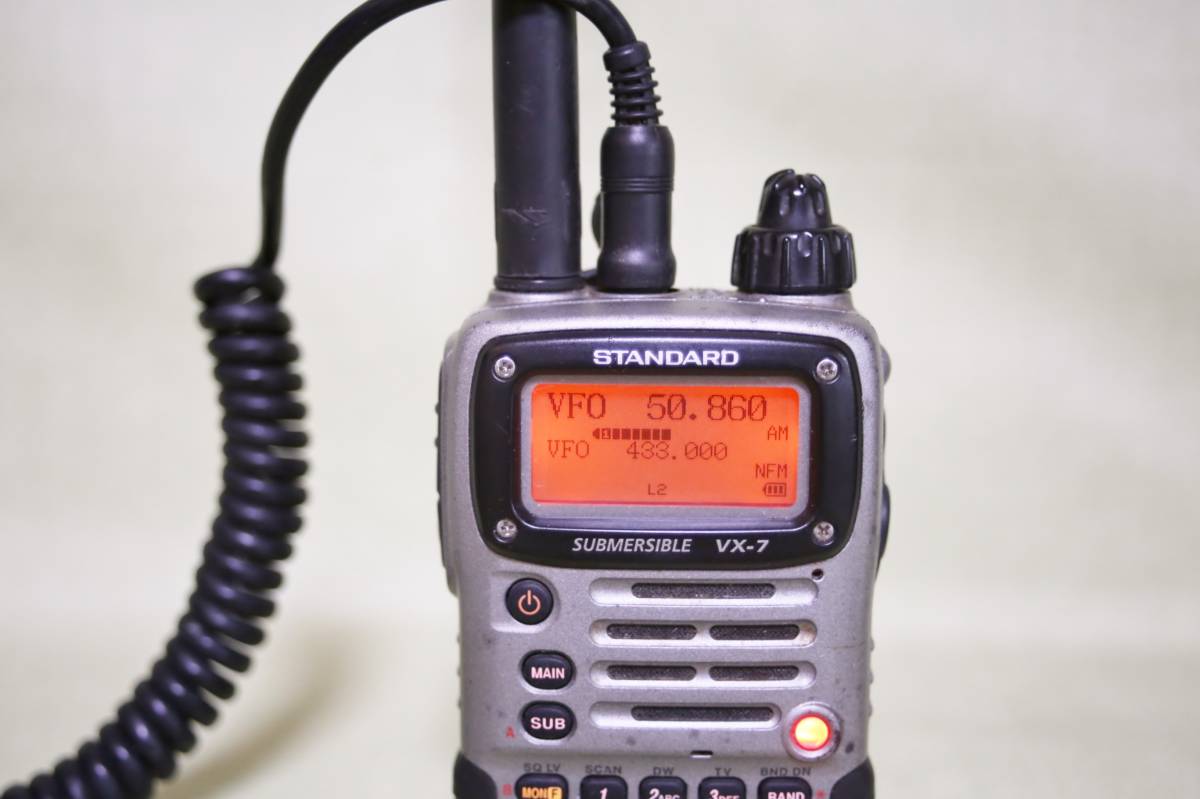 スタンダード VX-7 50/144/430MHz トリプルバンド 5W 受信改造済み