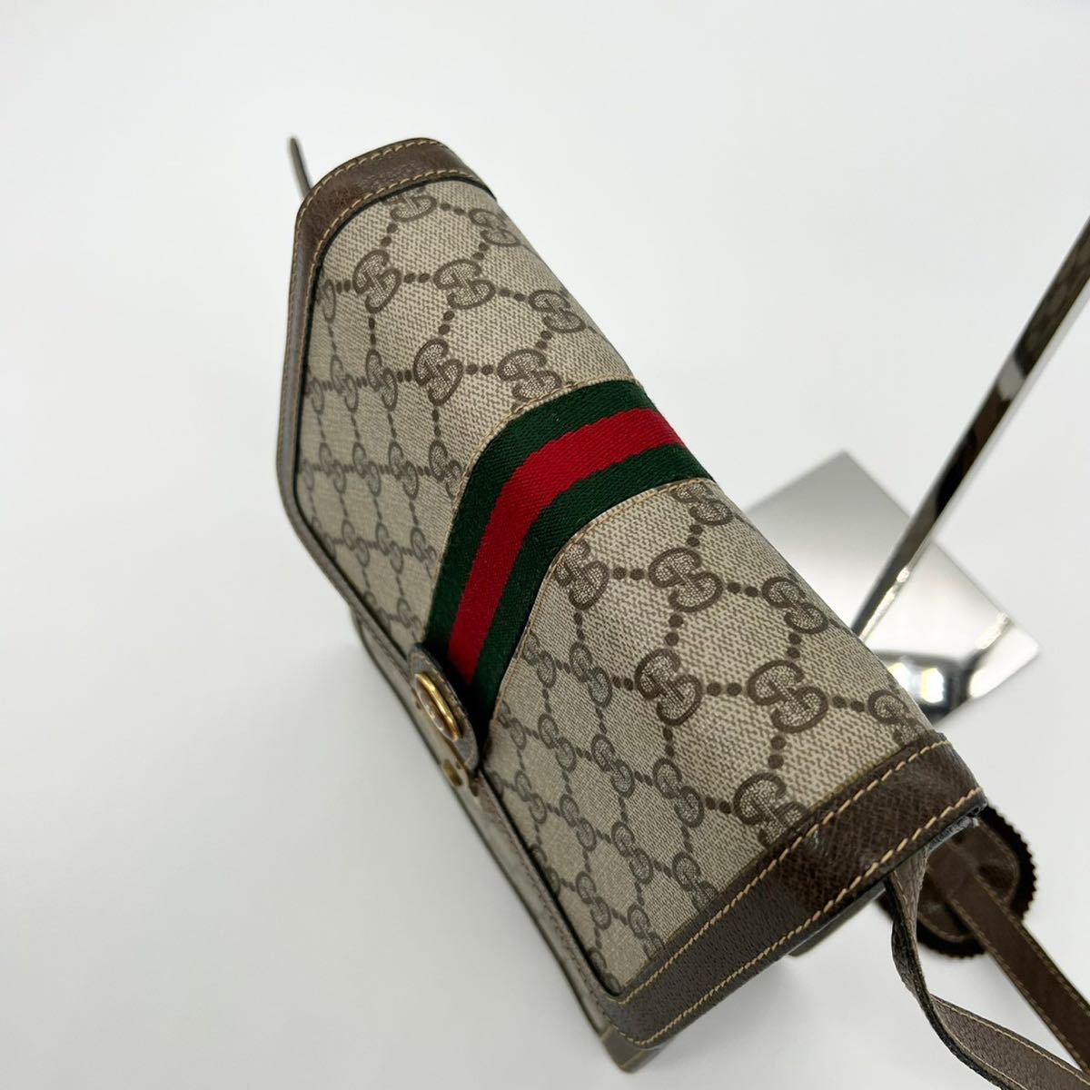 1円【極美品・最高級】GUCCI グッチ ショルダーバッグ サコッシュ GG 