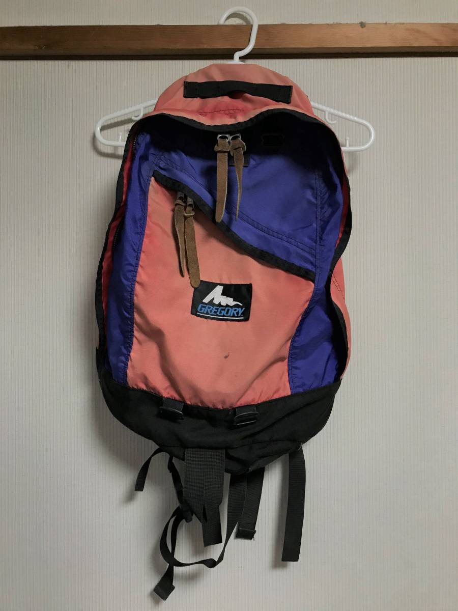 グレゴリー GREGORY デイパック DAYPACK 青タグ MADE IN USA 赤青 