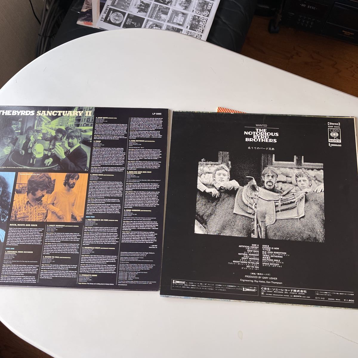 ザ・バーズ 名うてのバード兄弟 THE BYRDS SANCTUARY II レコード 2枚 