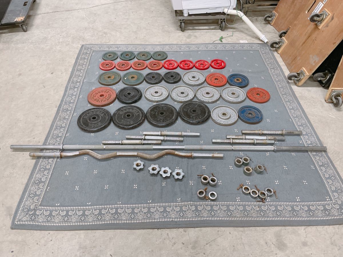 中古 ミズノ タザキ など ダンベル 90kg セット 筋トレ 器具 筋トレ 