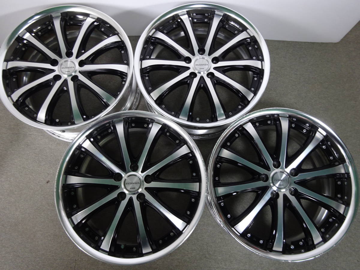 中古 アルミホイール WORK VARIANZA 19インチ 5穴 114.3 8J +45 4本 ワーク