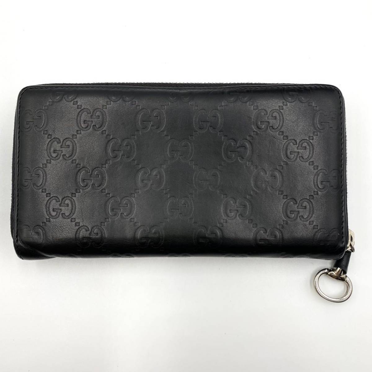 1円〜【美品】グッチ GUCCI 長財布 ラウンドファスナー ウォレット シマ GG ホースビット レザー ブラック 黒 メンズ レディース 箱付  14(男性用財布)｜売買されたオークション情報、Yahoo!オークション(旧ヤフオク!) の商品情報をアーカイブ公開 - オークファン（aucfan  ...