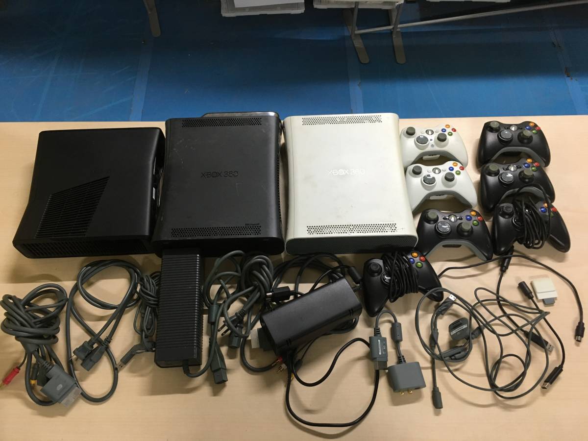  XBOX 360 一式 まとめ セット 本体 コントローラ ACアダプター AVケーブル 電源ケーブル コンソール 22/0628/01(Xbox360本体)｜売買されたオークション情報、yahooの商品情報をアーカイブ公開 - オーク Xbox360本体