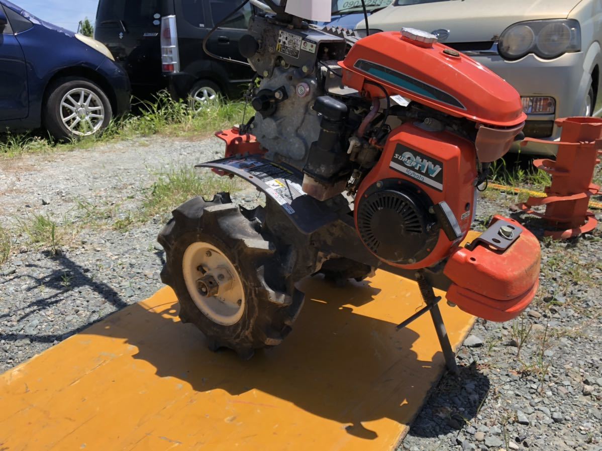 KUBOTA クボタ TA7 耕運機 ローター 最大6.2馬力 作業幅1mの入札履歴 