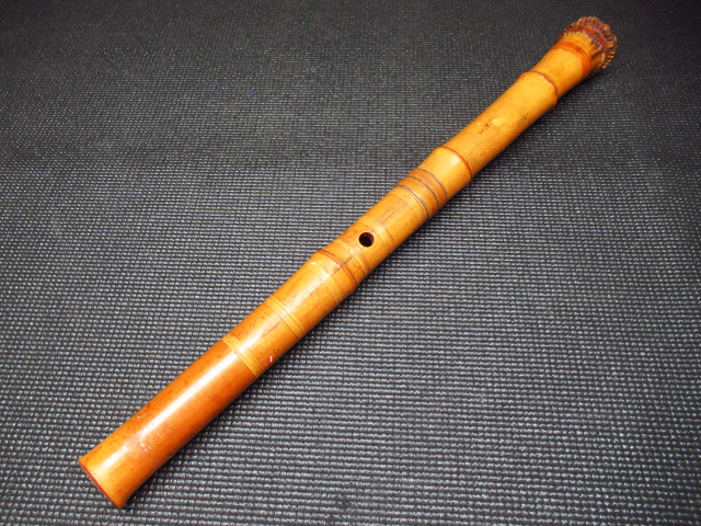 尺八 : 銀三線 都山流 容山作 | 楽器 藤巻 二分割 精華