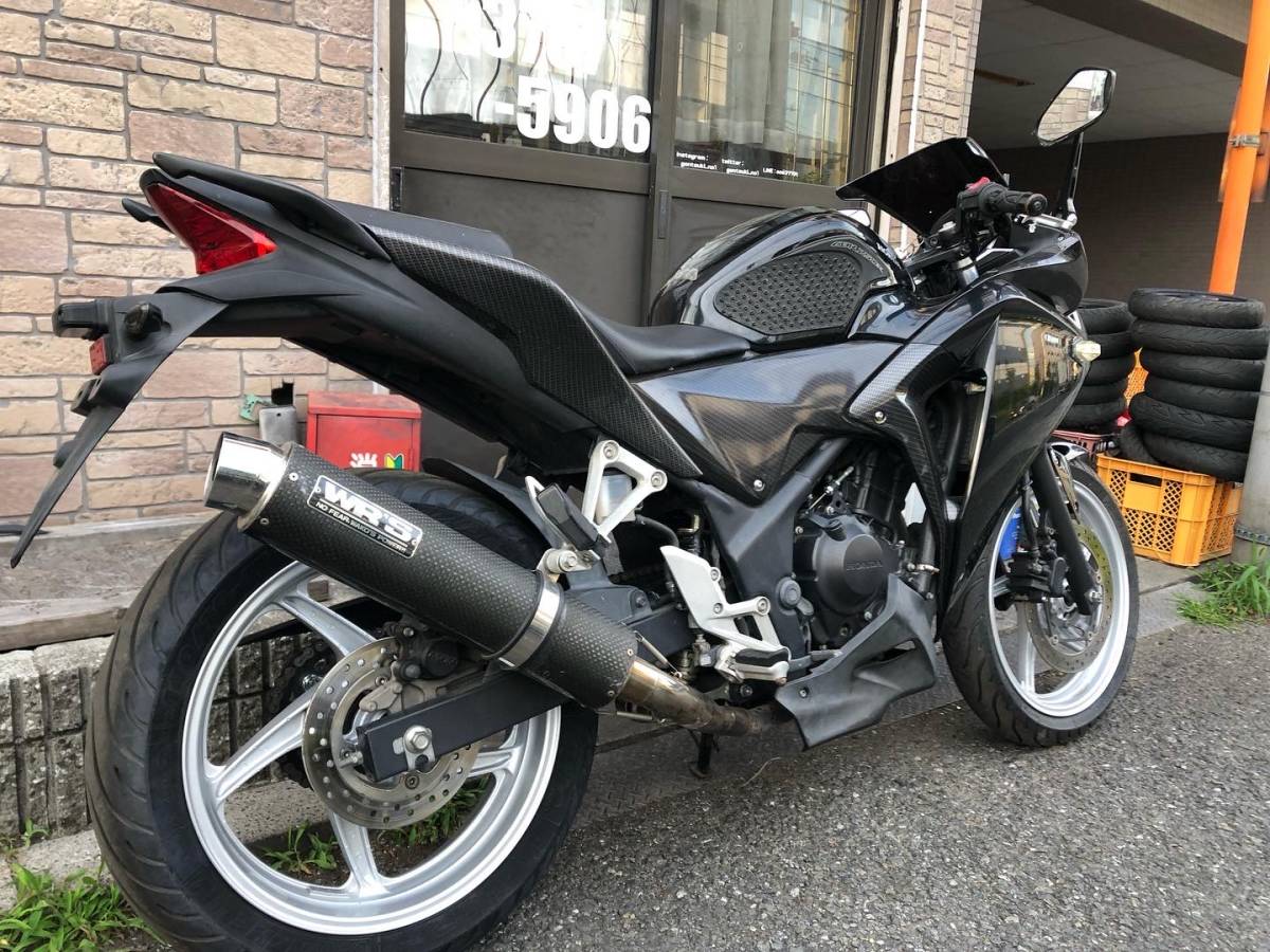 CBR250R ブラック×カーボン調 ☆即決関東配送無料☆ HONDA ホンダ 実動