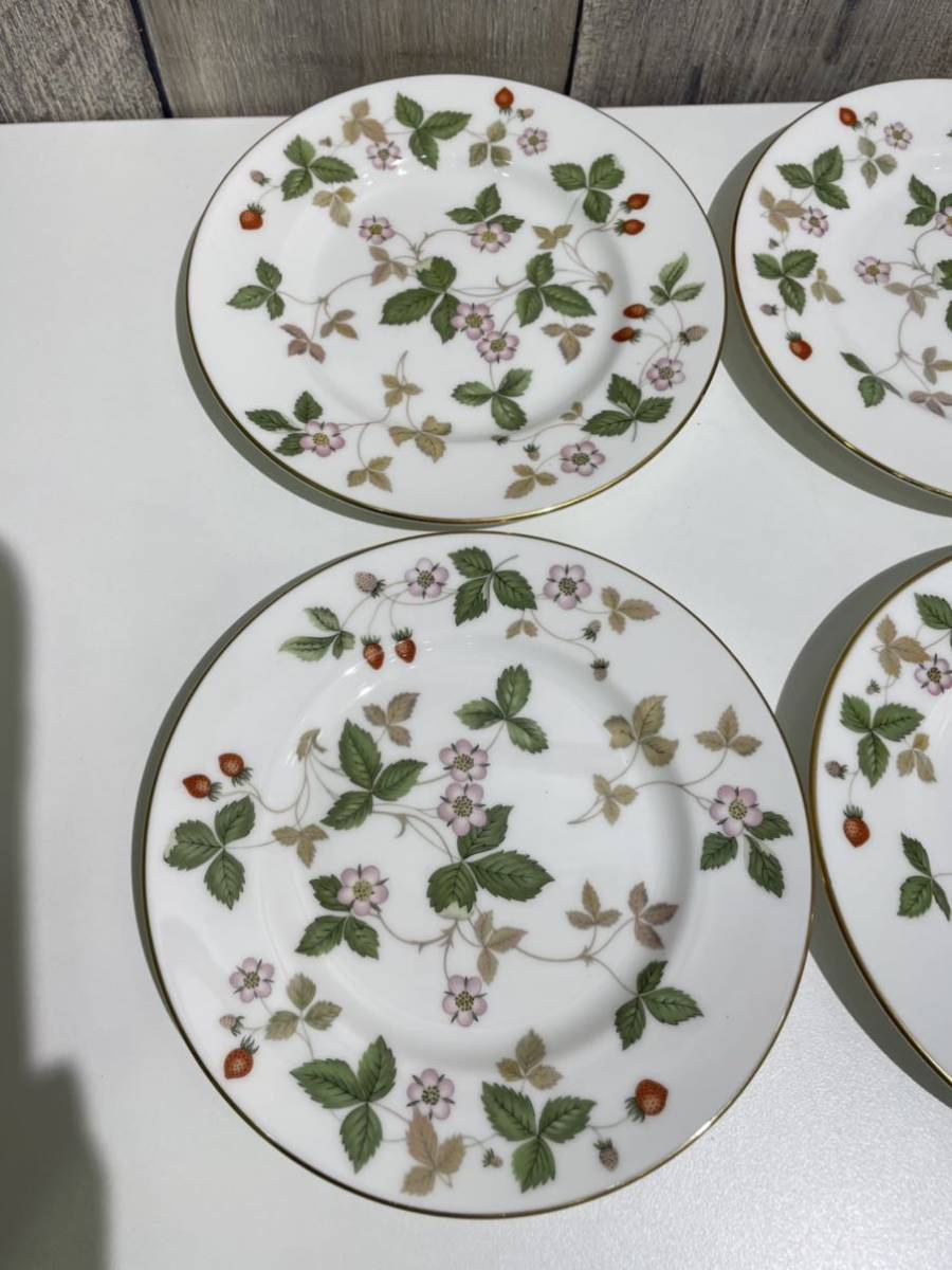 WEDGWOOD ウェッジウッド ワイルドストロベリー ケーキ皿 6枚 プレート