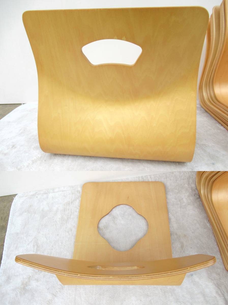 Simple Life シンプルライフ 木製 座椅子 6脚セット