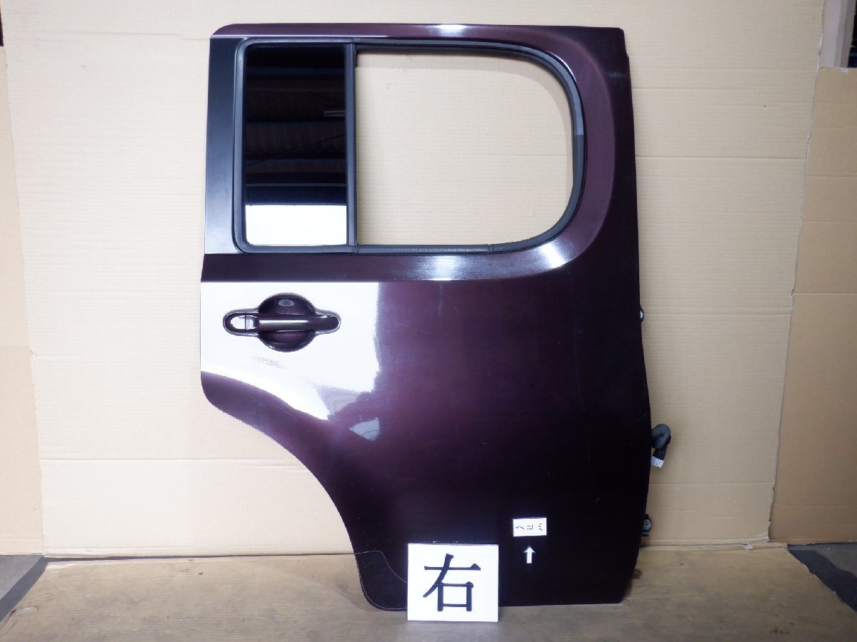 キューブ リア右ドア ブラウン L50 運転席側 R右 ドア H23年 Z12 