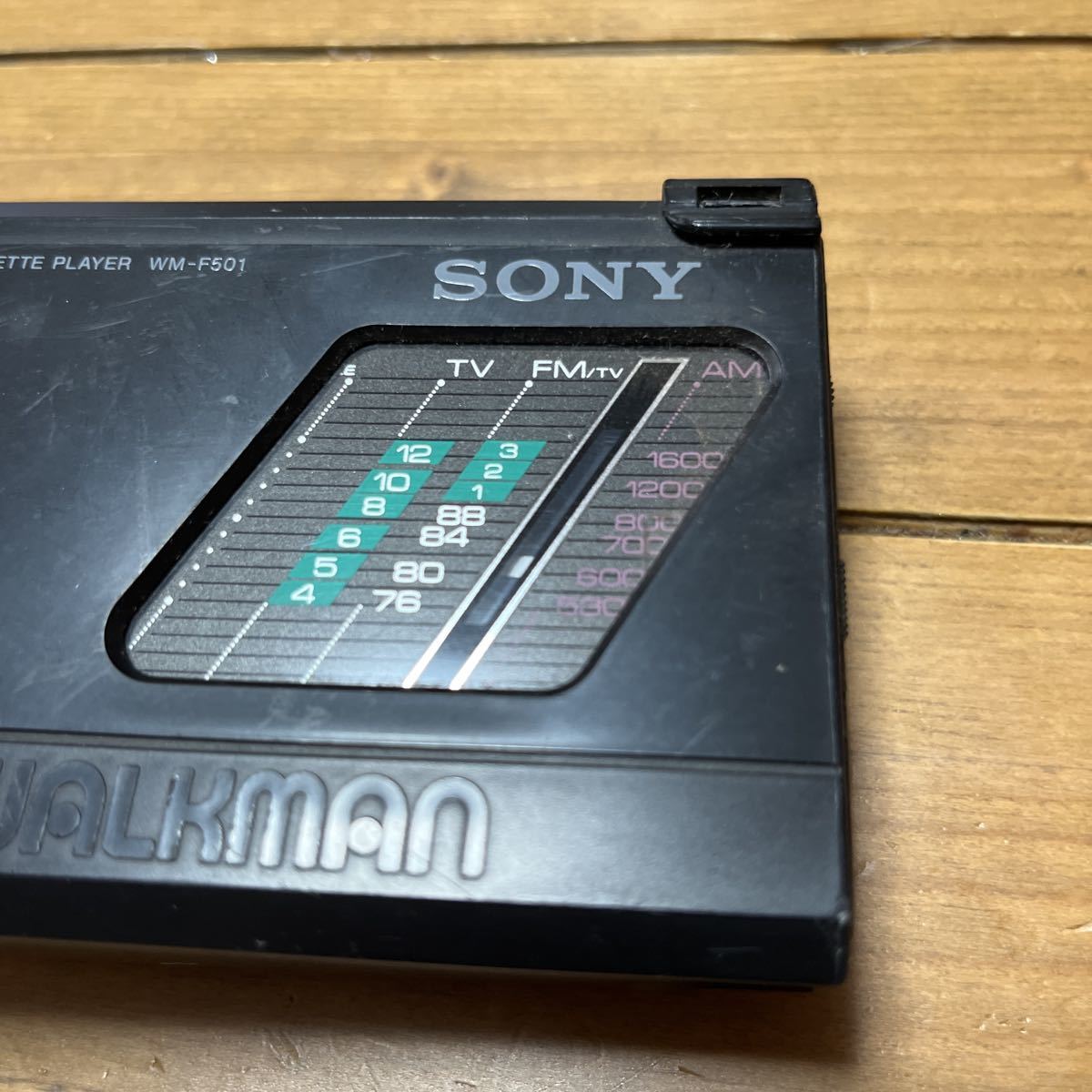⑦ 【ジャンク】SONY WALKMAN WM-F501カセットプレーヤー