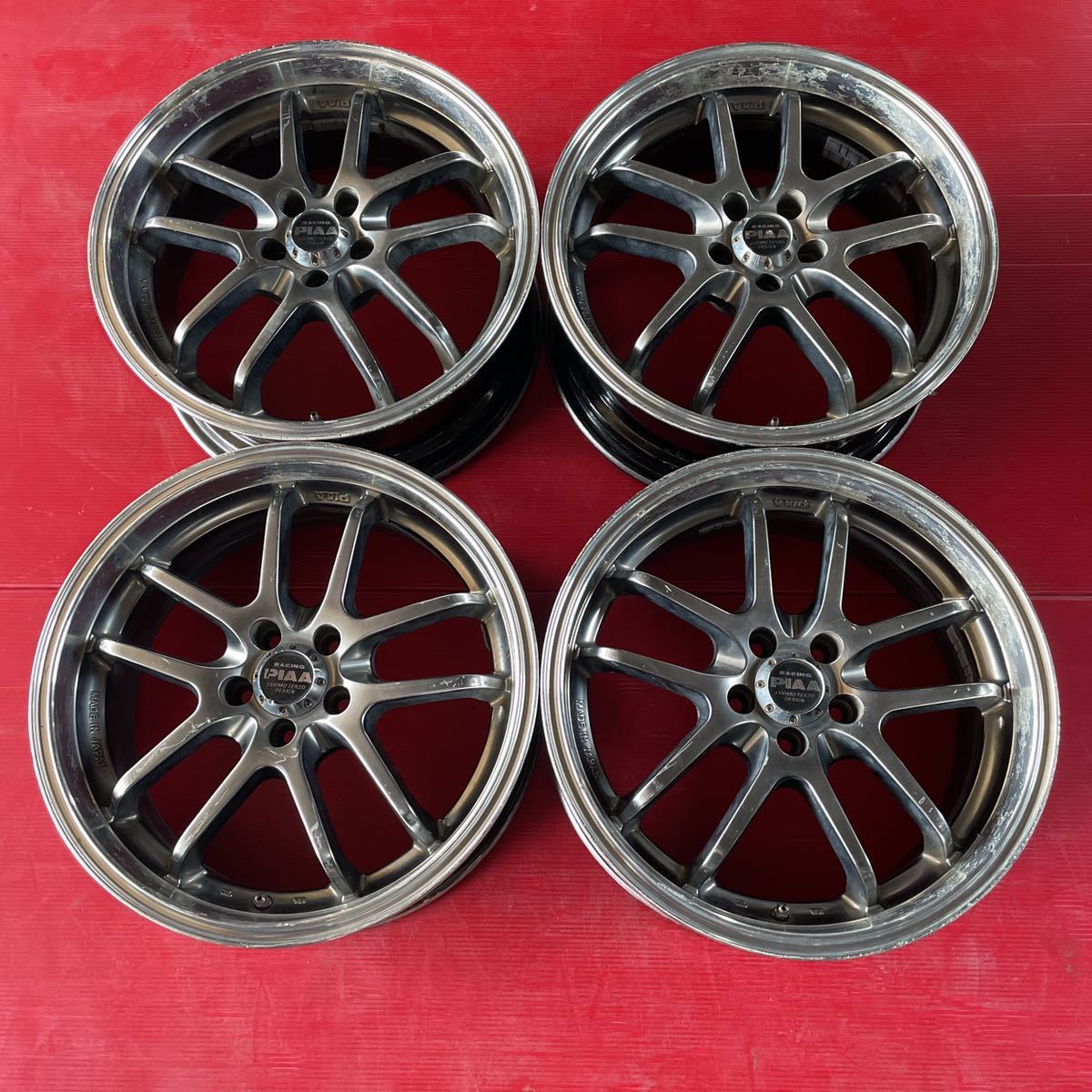RACING PIAA STYLE-D 17インチ 17×7JJ+48 PCD100-5穴 ハブ径73mm 