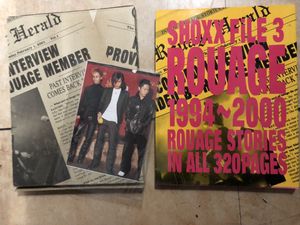 ROUAGE】SHOXX FILE 1994〜2000 ミュージシャン SHOXX FILE 3 ROUGE