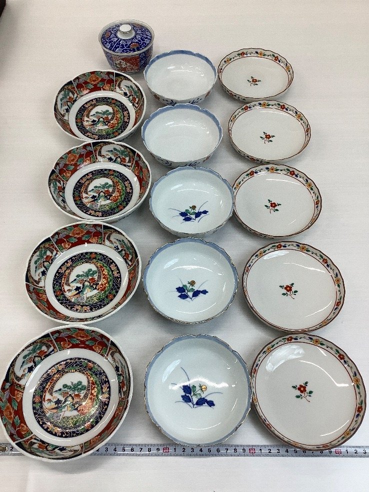 和食器 有田焼 たち吉 幸泉窯 盛鉢 ワインカップ 他 折れ有 ACBF 中古