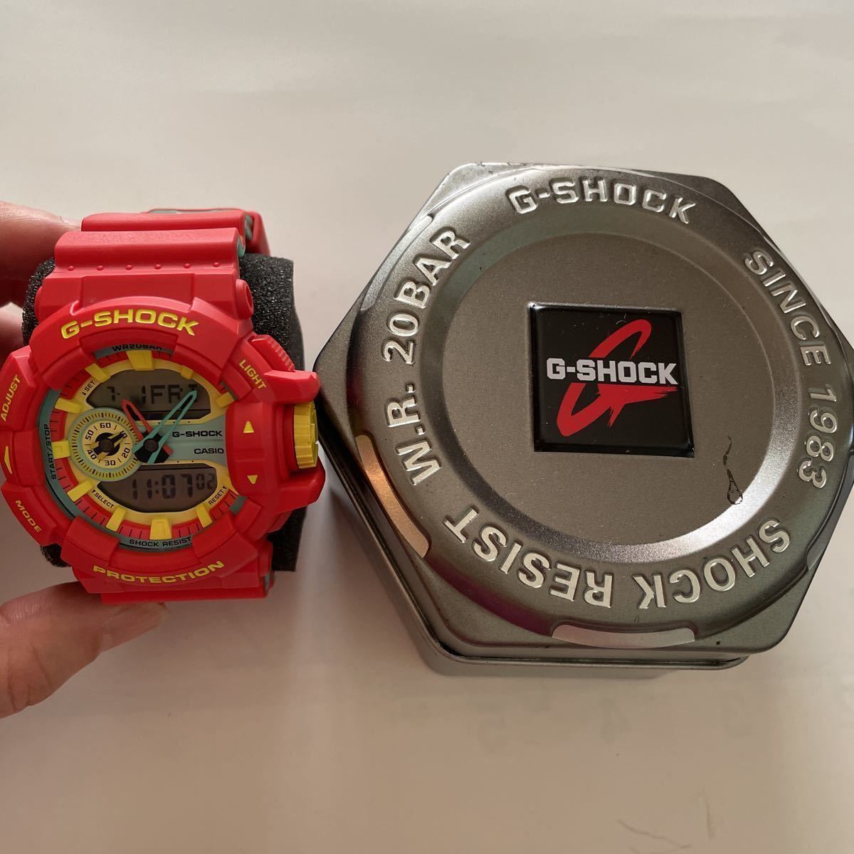 CASIO G-SHOCK カシオ レッド GA-400CM