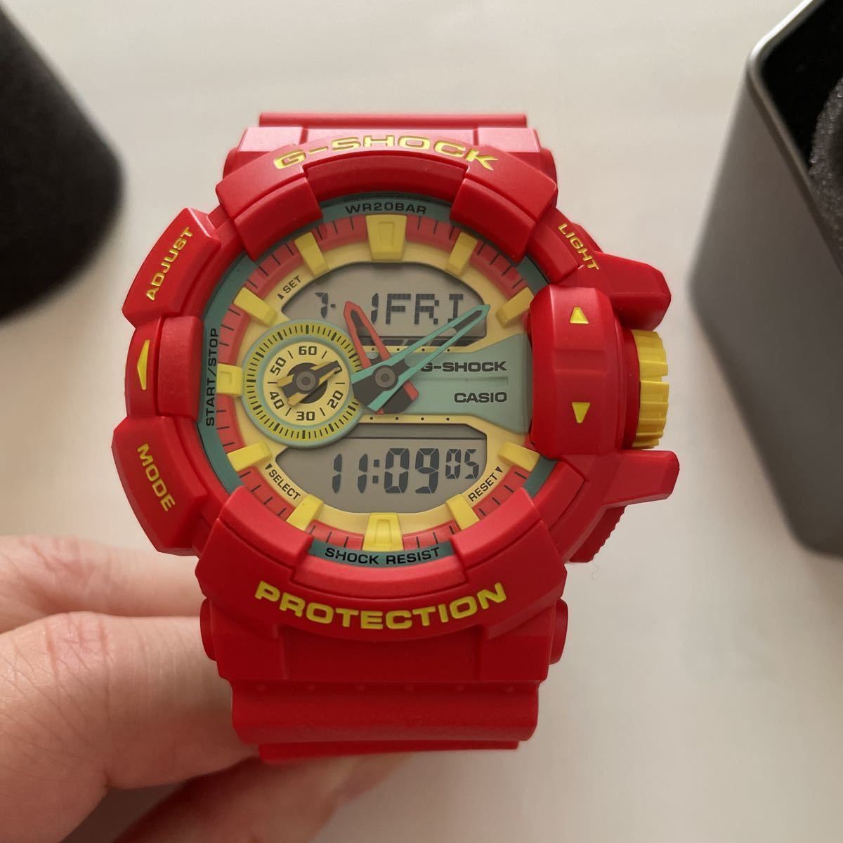 CASIO G-SHOCK カシオ レッド GA-400CM