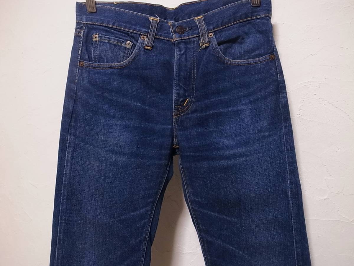 70s LEVISリーバイス 805 66前期 66シングル デニムパンツ 鬼ヒゲ  