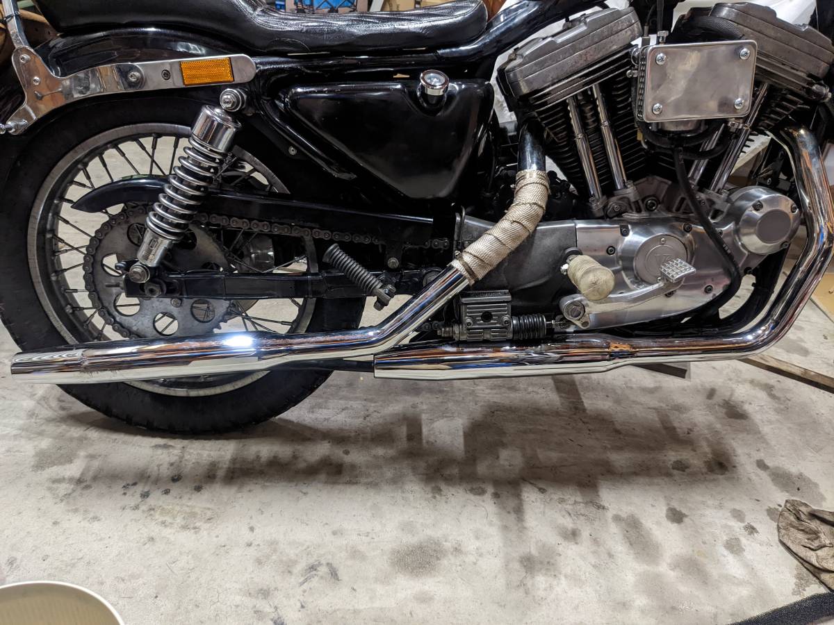 スポーツスター マフラー サイクルシャック XLH XL 1200 883 ～03 検
