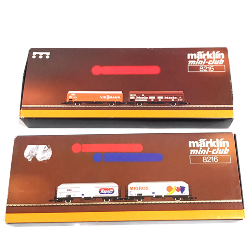 1円 marklin mini-club 8215 8216 MIGROS 含む 貨車 まとめセット Zゲージ 鉄道模型 外国車輛 メルクリン メルクリン mini-club Zゲージ パワーパック 'Z' 1円