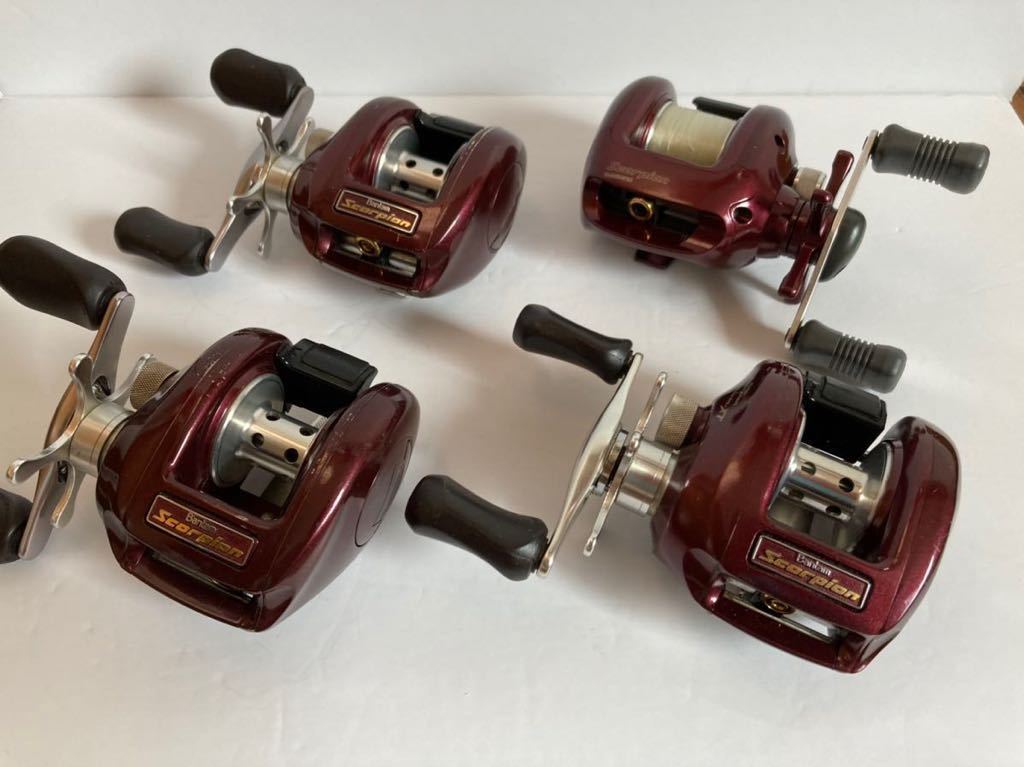 送料無料・4台セット】赤メタ 3台＋ スコーピオン 1501 ×1台 初代 