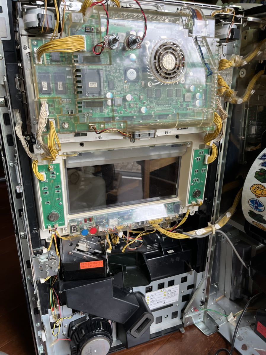 パチスロ実機 押忍番長2コイン不要機セット ジャンク品(パチスロ実機