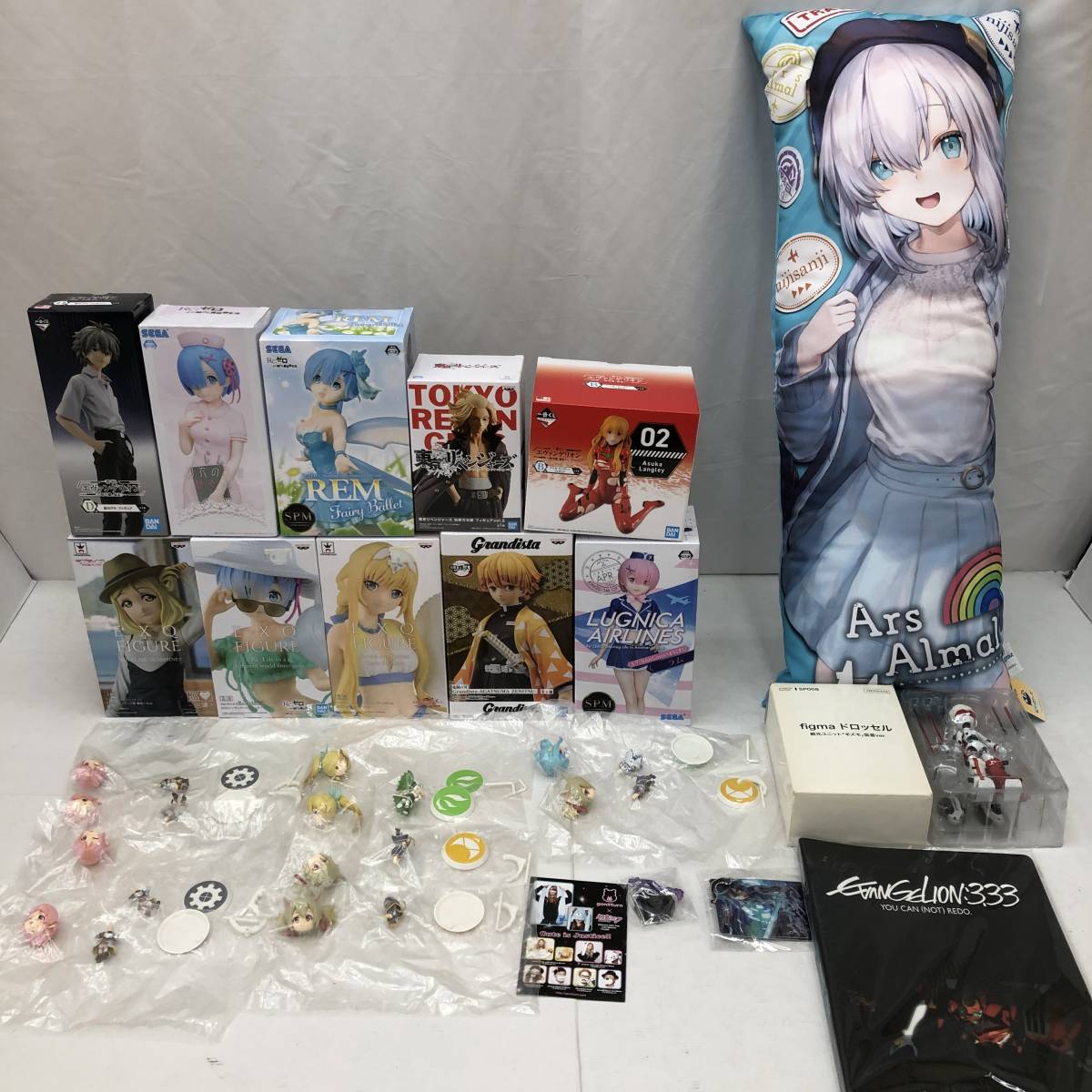 プライズフィギュア＆グッズまとめセット リゼロ/SAO/ラブライブ/にじ 