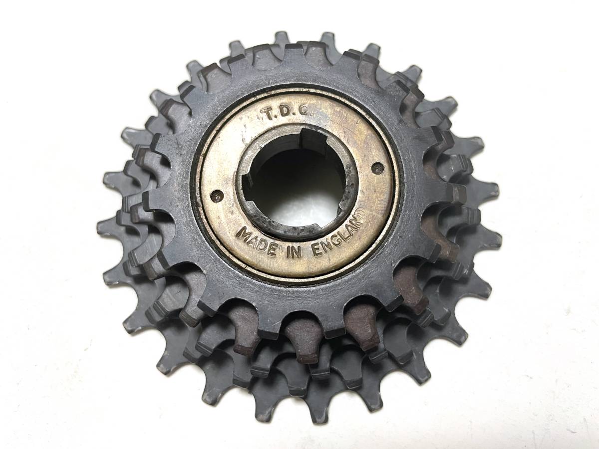 ★美品 箱付き 英国 TDC 5speed De Luxe Model ボスフリー 5速 検HETCHINS Ephgrave BATES GB BROOKS BOB JACKSON CARLTON RALEIGH cyclo★