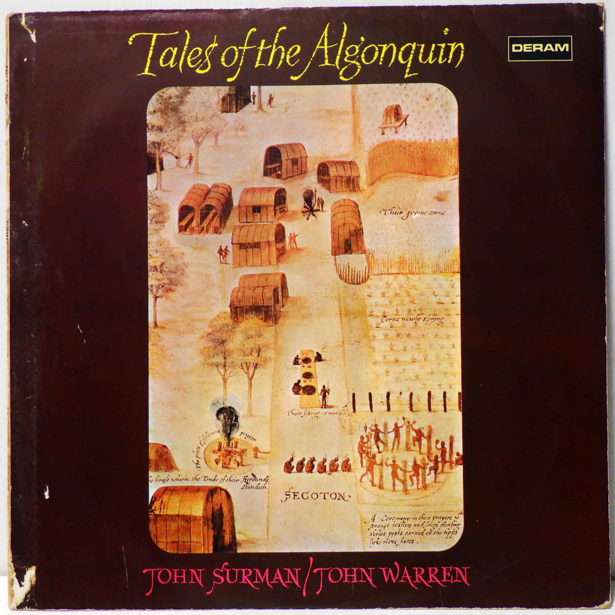 高品質，定番人気 英国盤 ジョン サーマン ジョン ウォーレン テイルズ ~ JOHN SURMAN JOHN WARREN TALES OF THE ALGONQUIN DERAM SML 1094 MADE IN ENGLAND(ジャズ一般)｜売買されたオークション情報、yahooの商品情報をアーカイブ公 ジャズ一般