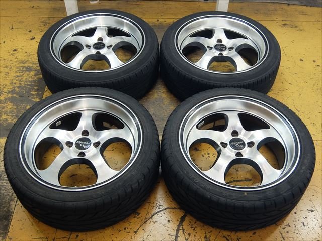 AUTO STRADA SpreadCUP 16インチ 7J+35 PCD100 4H 4本 タイヤ195/45R16  