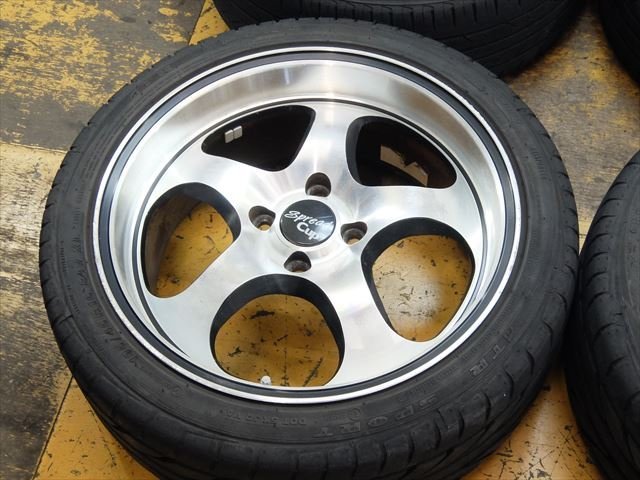 AUTO STRADA SpreadCUP 16インチ 7J+35 PCD100 4H 4本 タイヤ195/45R16  