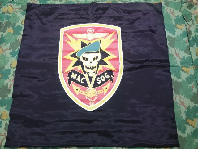ベトナム戦☆MACV-SOG FLAG☆U.S. NAM戦 SOG 特殊部隊 米軍 旗