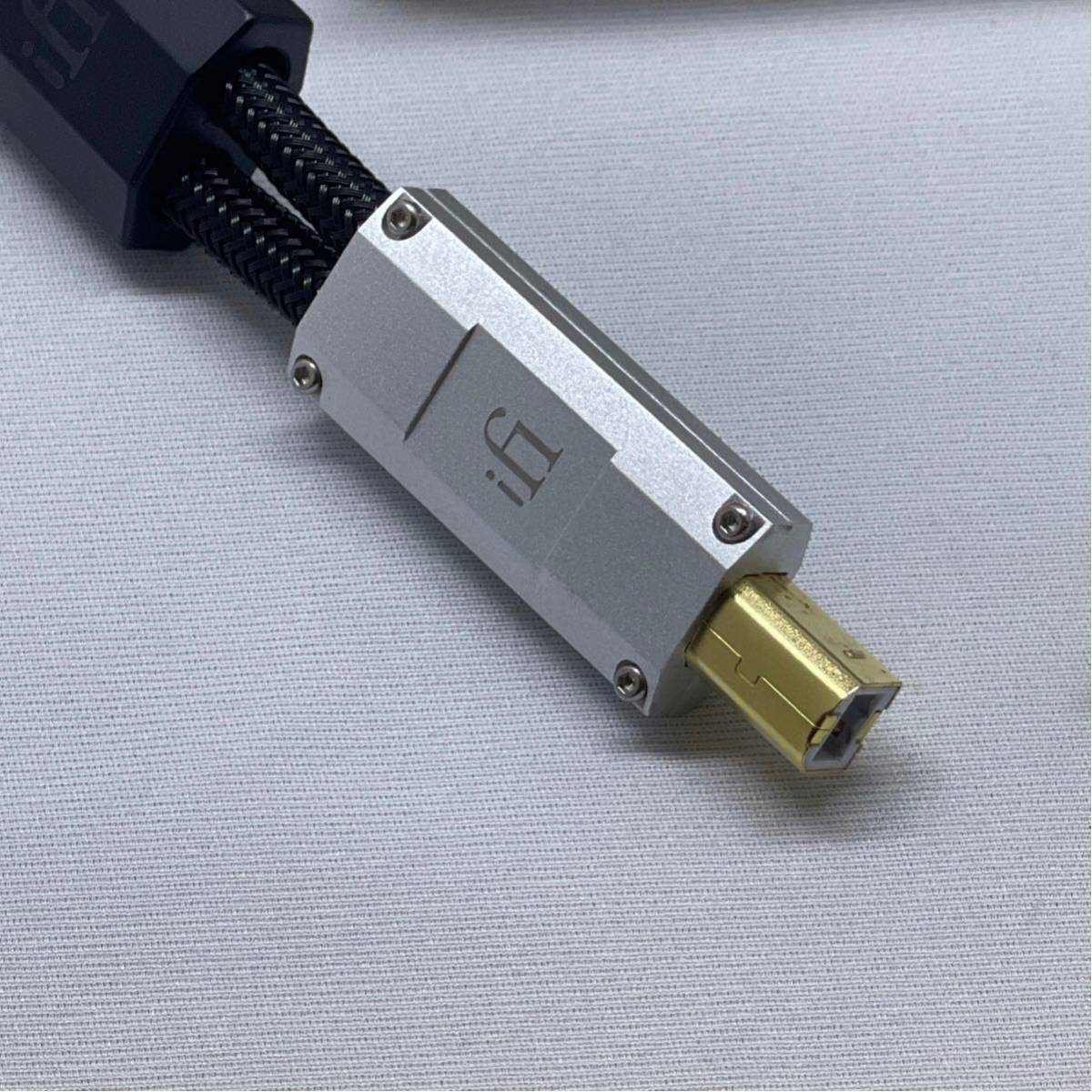 【送料無料】☆高級オーディオ☆USBケーブル☆iFI Audio iFi GEMINI デュアルヘッドUSBケーブル (0.7m)☆美品☆ iFi audio Audio マーキュリー（0.5m アイファイ・オーディオ +オーディオケーブル