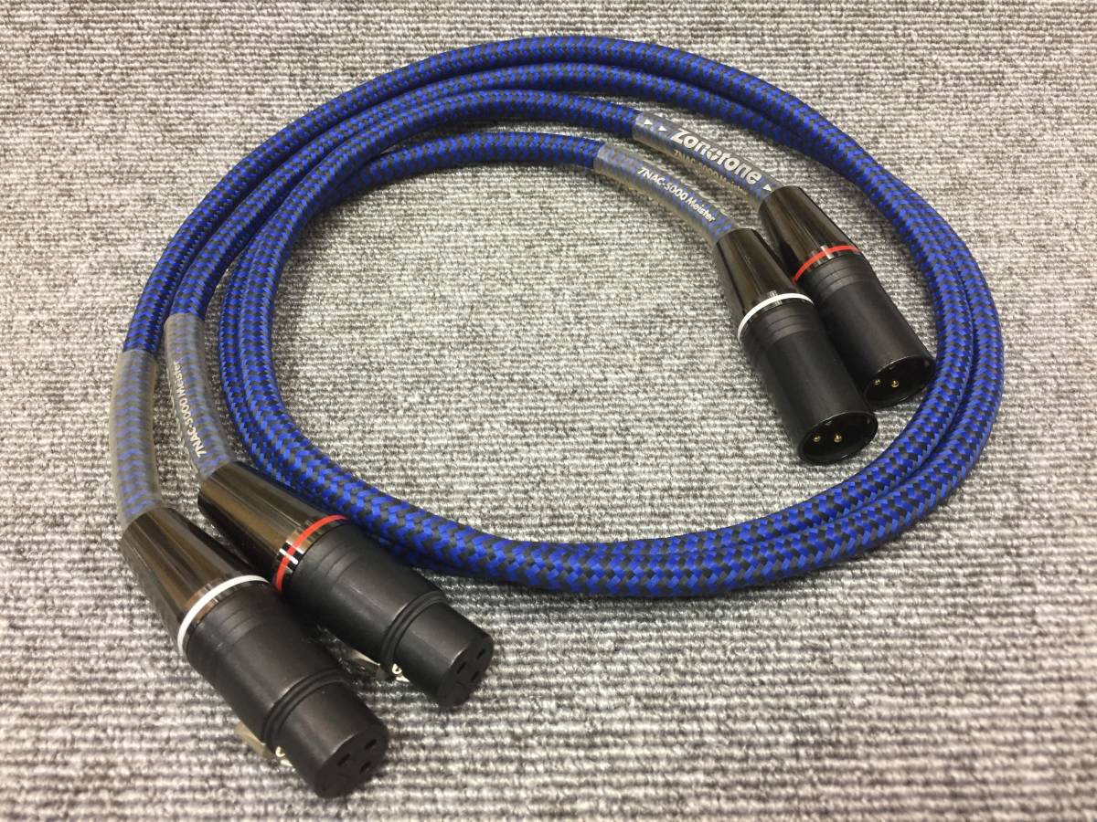 □□ZONOTONE 7NAC-5000 Meister XLRケーブルペア 1m ゾノトーン 元箱