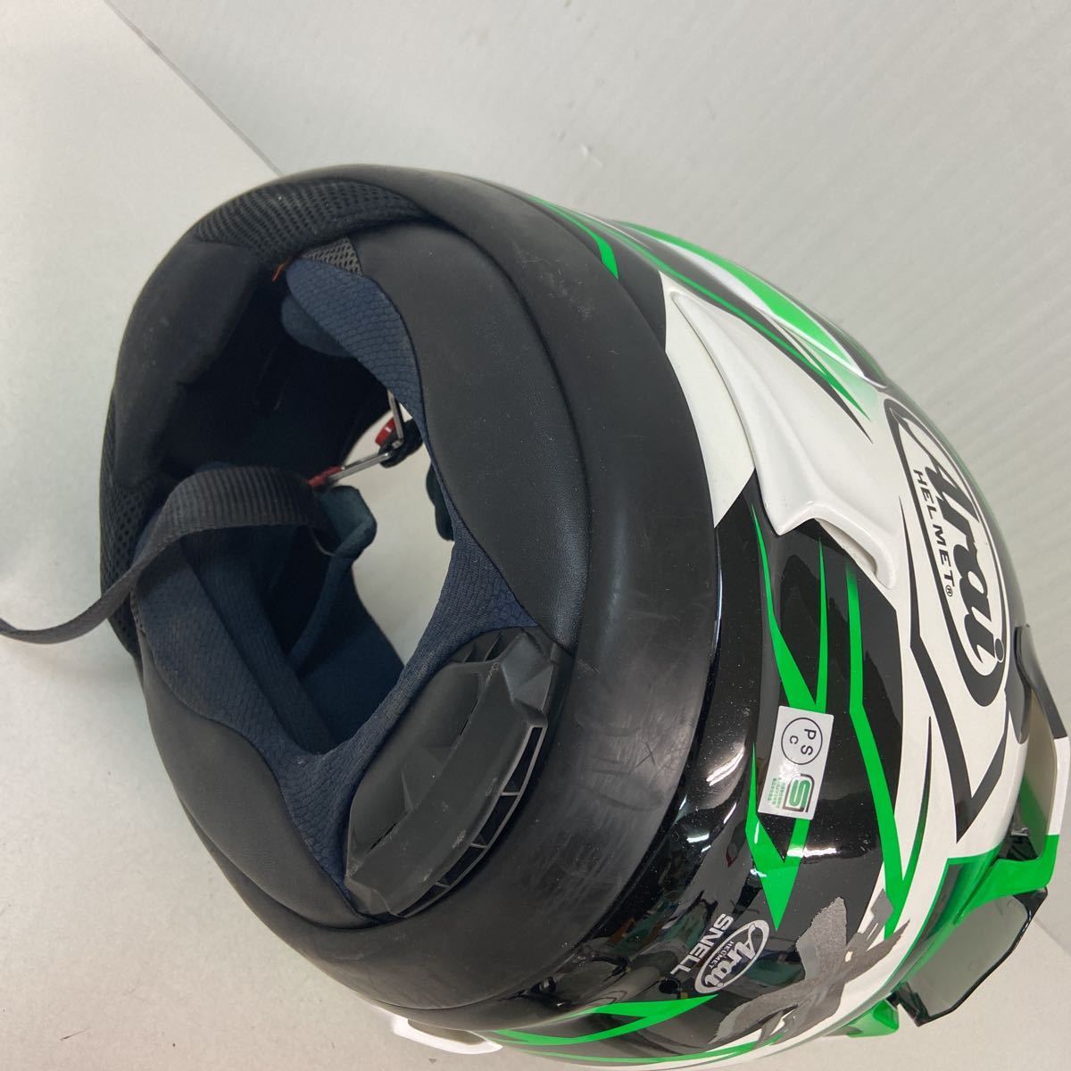 303 Arai アライ フルフェイスヘルメット RX-7X ゴースト 緑 グリーン
